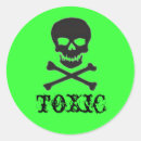 Search for toxic skull stickers Green