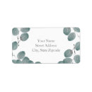 Search for silver leaf return address labels Minimalist