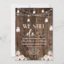 Search for rustic vow renewal invitations Anniversary