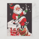 Search for 1950s santa postcards Jolly
