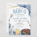 Recherche de baby q invitations Bleu