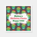 Recherche de cactus mignon serviettes Motif
