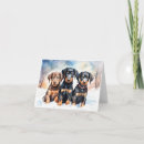 Search for doberman christmas cards Snow
