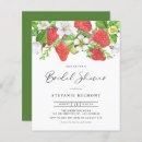 Search for strawberry bridal invitations Botanical
