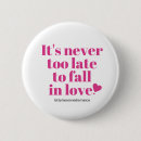 Search for love fall buttons Romance