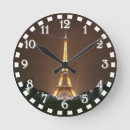 Search for eiffel tower clocks Night