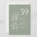 Search for olive green birthday invitations Boho