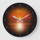 Recherche de eau mer horloges Coucher de soleil