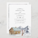 Recherche de cabin wedding invitations Pour eux