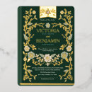 Search for vintage cinderella invitations Gold