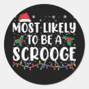 Search for scrooge stickers Merry christmas