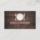 Recherche de logo fourchette cartes visite Nourriture