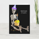 Search for skeleton birthday cards Cake