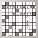 Search for crossword puzzle posters Black