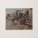 Search for vintage cowboy puzzles Western