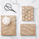 Search for holiday kraft wrapping paper Script