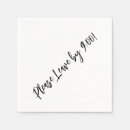 Search for designer napkins Black and white