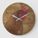 Search for country kitchen clocks Rooster