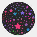 Search for neon stars stickers Fun