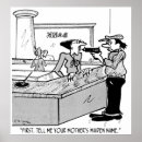 Recherche de sécurité drôle posters Dessin animé