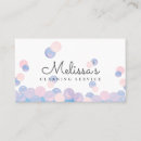 Search for bubble business cards Cleaning service