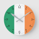 Recherche de drapeau irlandais horloges Patriotique