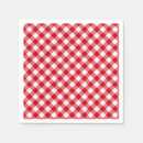 Recherche de damier serviettes Rouge