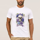 Search for purple roses tshirts Skull