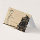 Recherche de western business cards Train