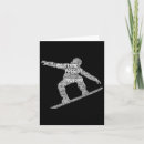 Recherche de session vœux cartes Snowboardeur
