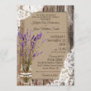 Search for lavender lace wedding invitations Wood