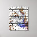 Search for brick wall canvas prints Bricks