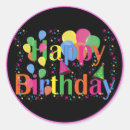 Search for classic design stickers Birthday