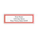 Search for white labels Red