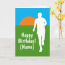 Search for runners birthday cards Jogger