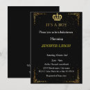 Search for crown baby shower invitations Glitter