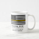 Search for police dispatcher mugs Thin gold line