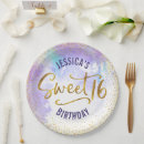 Search for purple and gold plates Watercolor