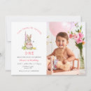 Search for rabbit 1st birthday invitations Easter