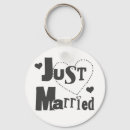 Search for just married keychains Bride and groom
