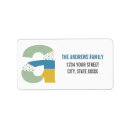 Search for abstract return address labels Typography