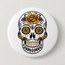 Search for sugar skull buttons Mexico