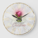 Recherche de marbre rouge horloges Rose