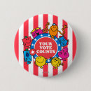 Search for smiley faces buttons Mr men little miss