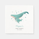 Search for whale napkins Under the sea