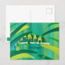 Search for cute chameleon postcards Green