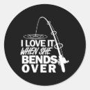 Search for i love fishing stickers She bends over