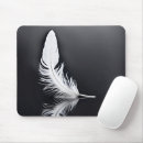 Recherche de plume blanche tapis souris Toute personne