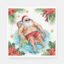 Search for santa napkins Christmas in july