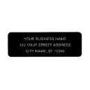Search for stylish font return address labels Contemporary stylish and sophisticated